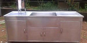 Stainless Steel Sink with Platform