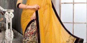 Yellow Multi Beautiful Saree