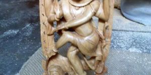 Wooden Shiva Statue