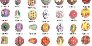Wooden Painted Beads