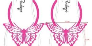 Miss P Butterfly Thong Pink