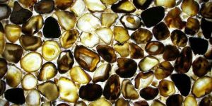 Yellow Agate Semi Precious Stone