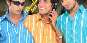 Russian-feel-copy Striped Shirts