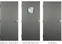 White Metal Doors