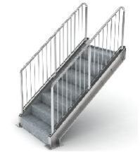 Stainless Steel Stairs