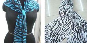 Zebra Printed Scarves