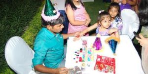 Birthday Party Tattoo Artist Arrangement