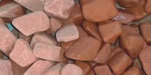 Red (Machine - Made) Pebblestone