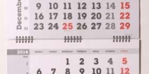 wall calendar-Sipping Calendars-Three Montly Calendars-Super Executive Calendars