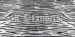 Zebra Stenciled Leather