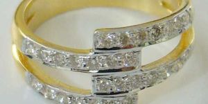 Diamond Studded Gold Rings