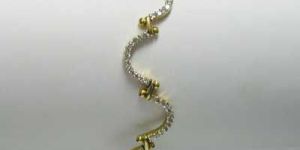 Diamond Studded Gold Bracelets