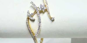 Diamond Studded Gold Bracelets