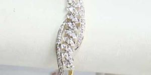 Diamond Studded Gold Bracelets