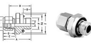 MALE CONNECTOR O-SEAL STRAIGHT THREAD