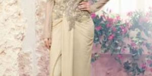 NET CREAM PARTY WEAR SUIT - ZUB 11501