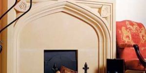 Sandstone Fireplace