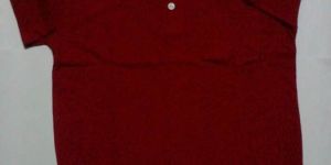 Red Plain T Shirt