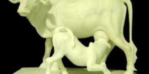 Marble Cow Statue