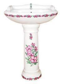 Sticker Series Pedestal Wash Basins