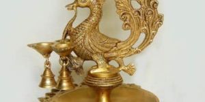 Brass Stand Diya