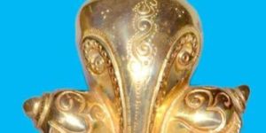 Ganesh Shankh, Brass Handle