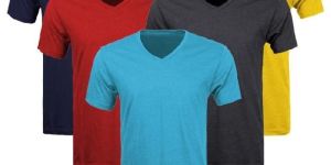 Mens V-neck T-shirts