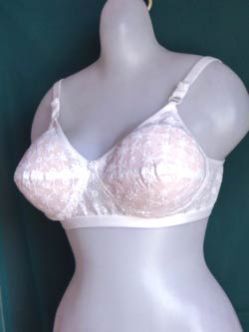 Cotton Chikan Bra (Without Pad)