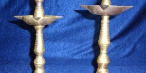 Brass Diya Stands (Fancy Deep)