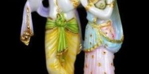 Polyresin Radha Krishna Statue