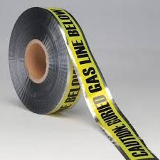 Underground Gas Line Tape