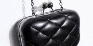 Gunmetal Box Bag