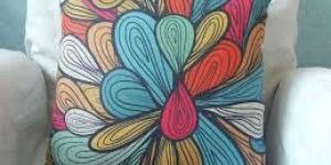 Printed Cotton Cushion Cover