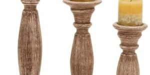 Wooden Candle Holder