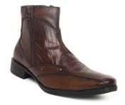 Valentino Men Dark Brown Daredevil Boots