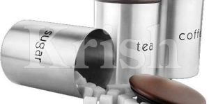 Wooden Air Tight Lid Canister T/S/C