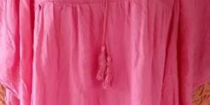 Ladies Pink Cotton Tops