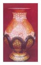 Papier Mache Flower Vase
