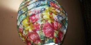 Hand Made Paper Lamp