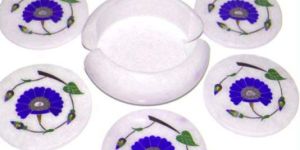 Makrana Marble Coaster Set