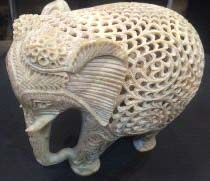 Hand Carved Soapstone Elephant