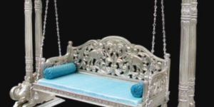 White Metal Handicraft Jhula