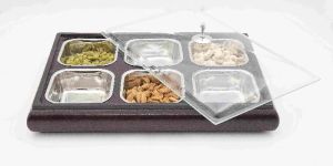 Wooden Serving Set (6 Pcs)