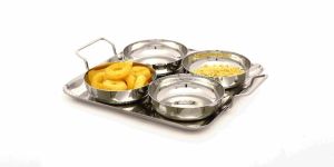 Serving Tray with Bowls (4 in 1)