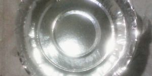 Silver Laminated Paper Thali