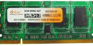 Dolgix Laptop DDR2 2 GB