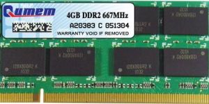 Qumem 4gb DDR2 667mhz Sodimm Memory RAM