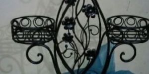 Wrought Iron Planter Stands