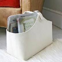 Leather Magazine Holder