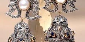 Silver Victorian Earrings